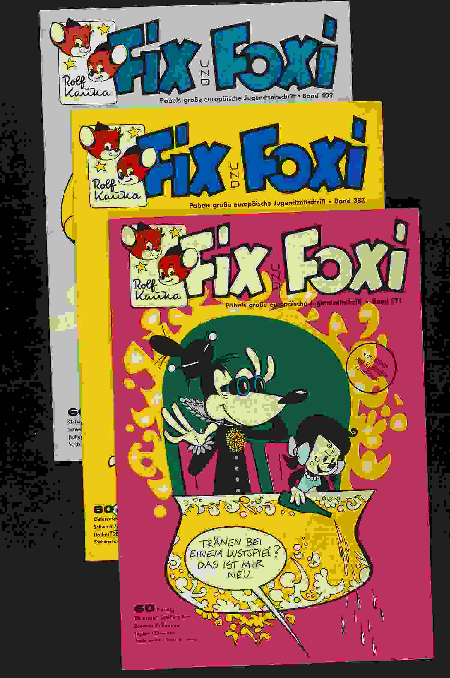 Fix und Foxi Konvolut 3 Hefte 