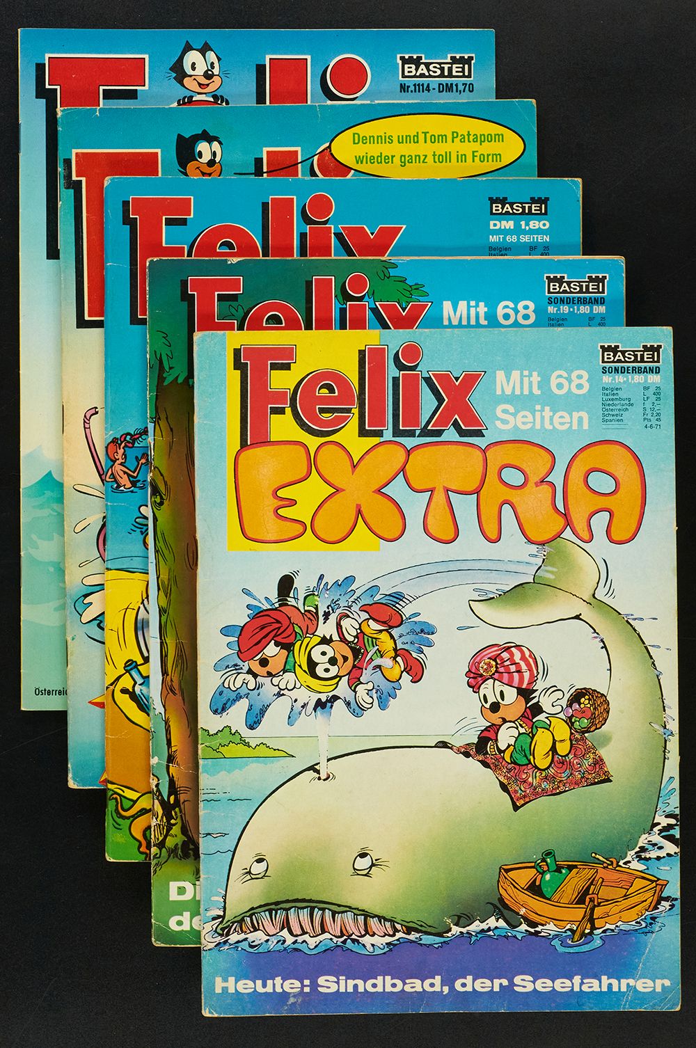 Felix Allerlei Gb. Konvolut 5 Stk.  