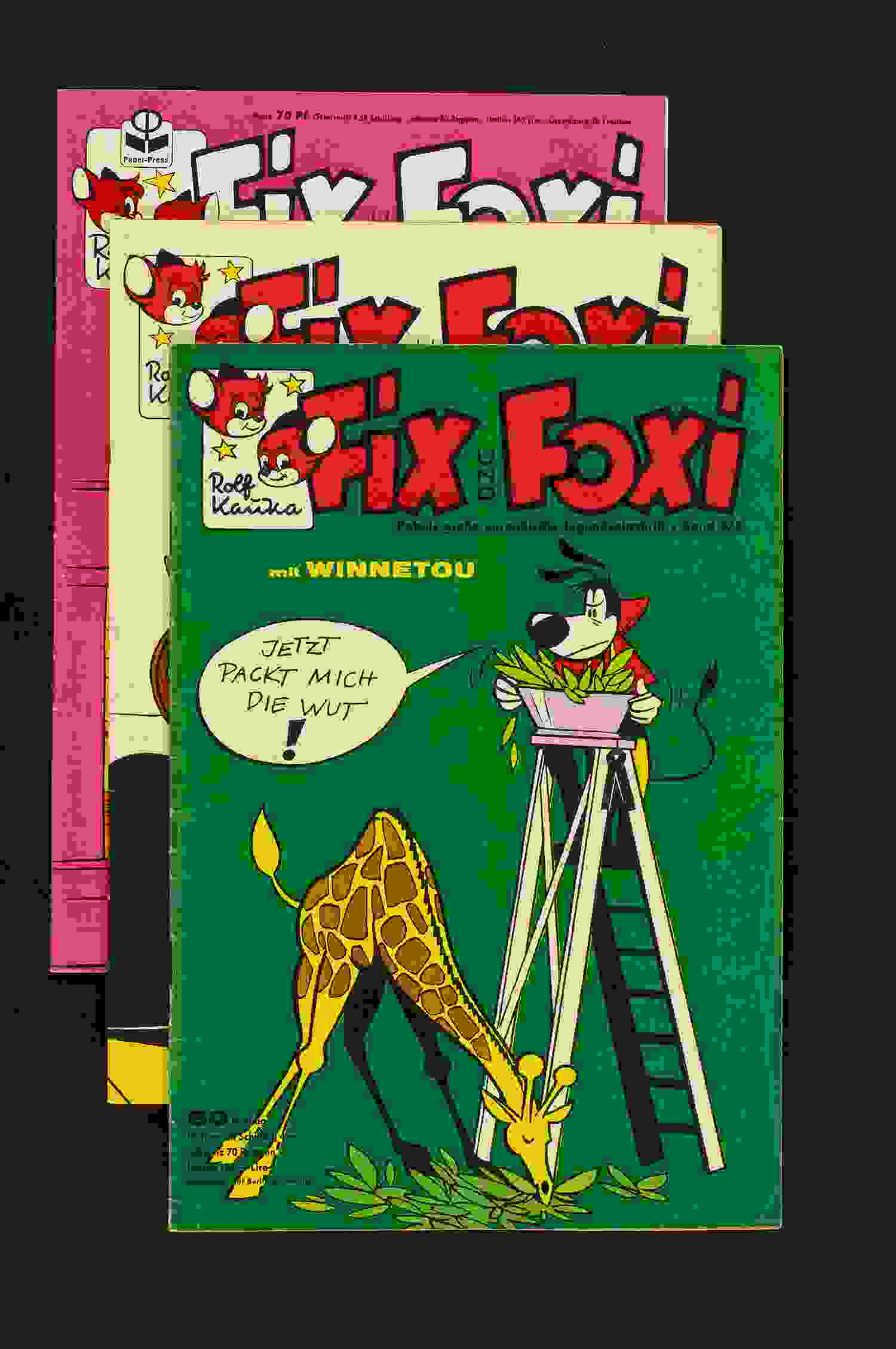 Fix und Foxi Konvolut 3 Hefte 