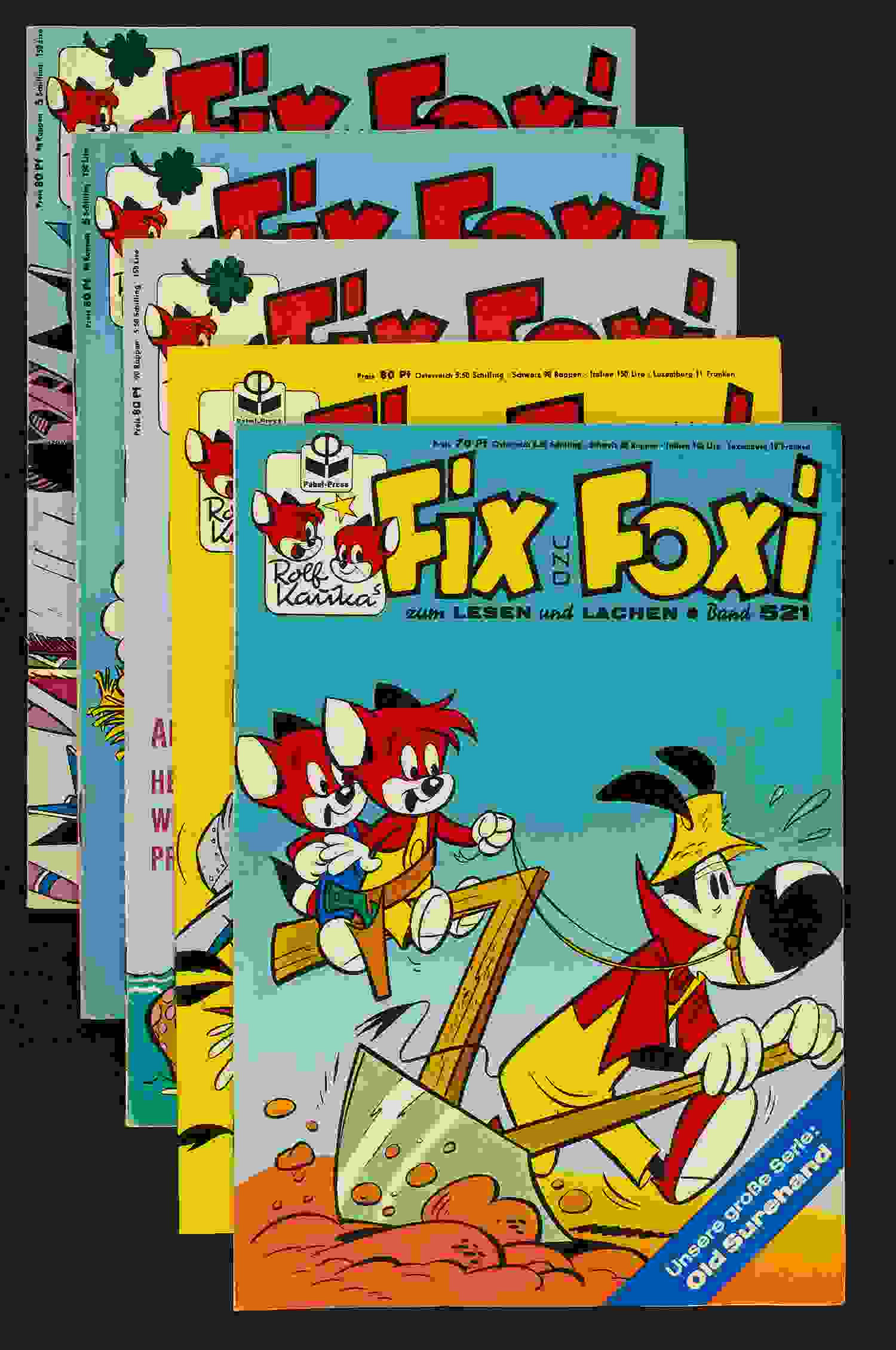 Fix und Foxi Konvolut 5 Hefte 
