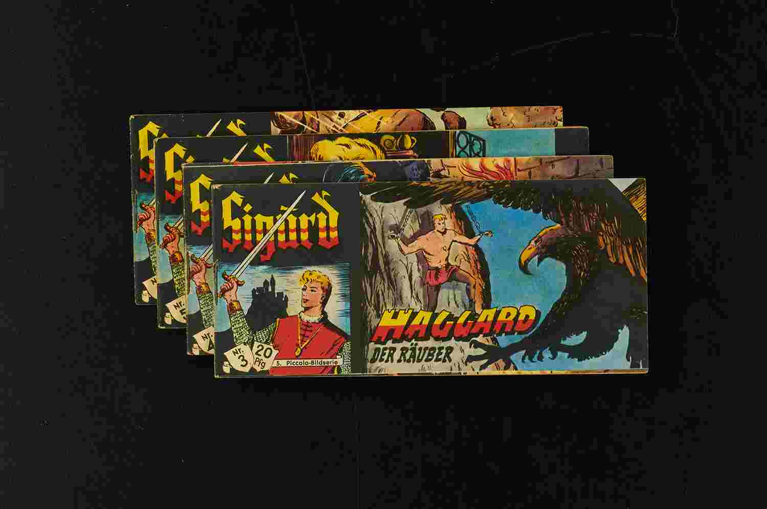 Sigurd Picc. 20 Pf. Serie Konv. 4 Stk. 