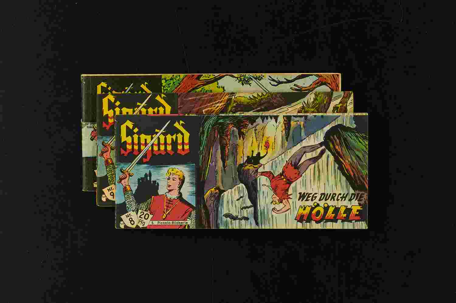 Sigurd Picc. 20 Pf. Serie Konv. 3 Stk. 