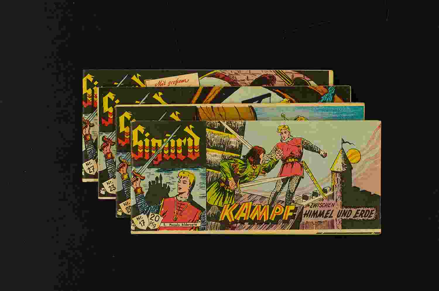 Sigurd Picc. 20 Pf. Serie Konv. 4 Stk. 