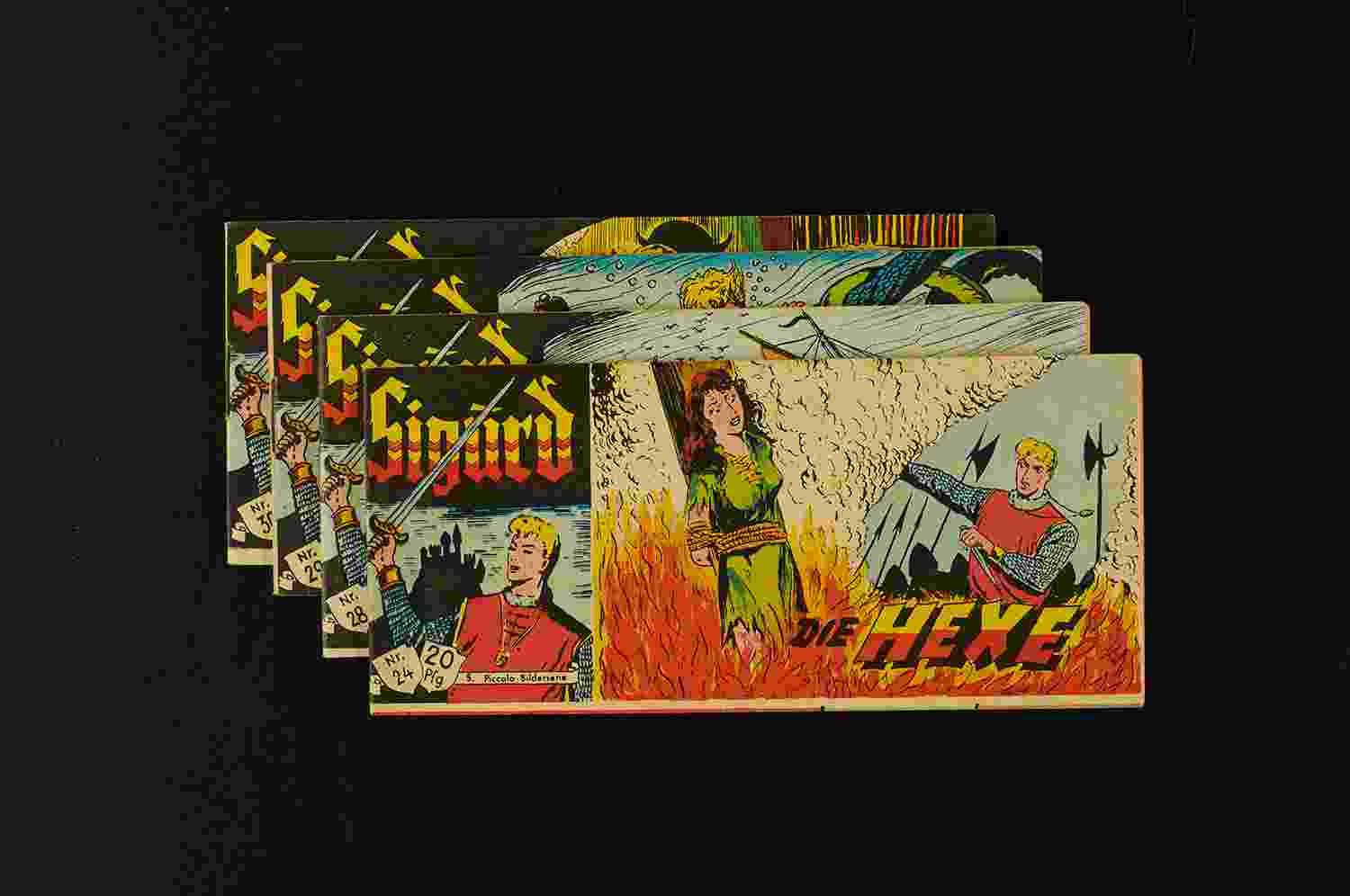 Sigurd Picc. 20 Pf. Serie Konv. 4 Stk. 