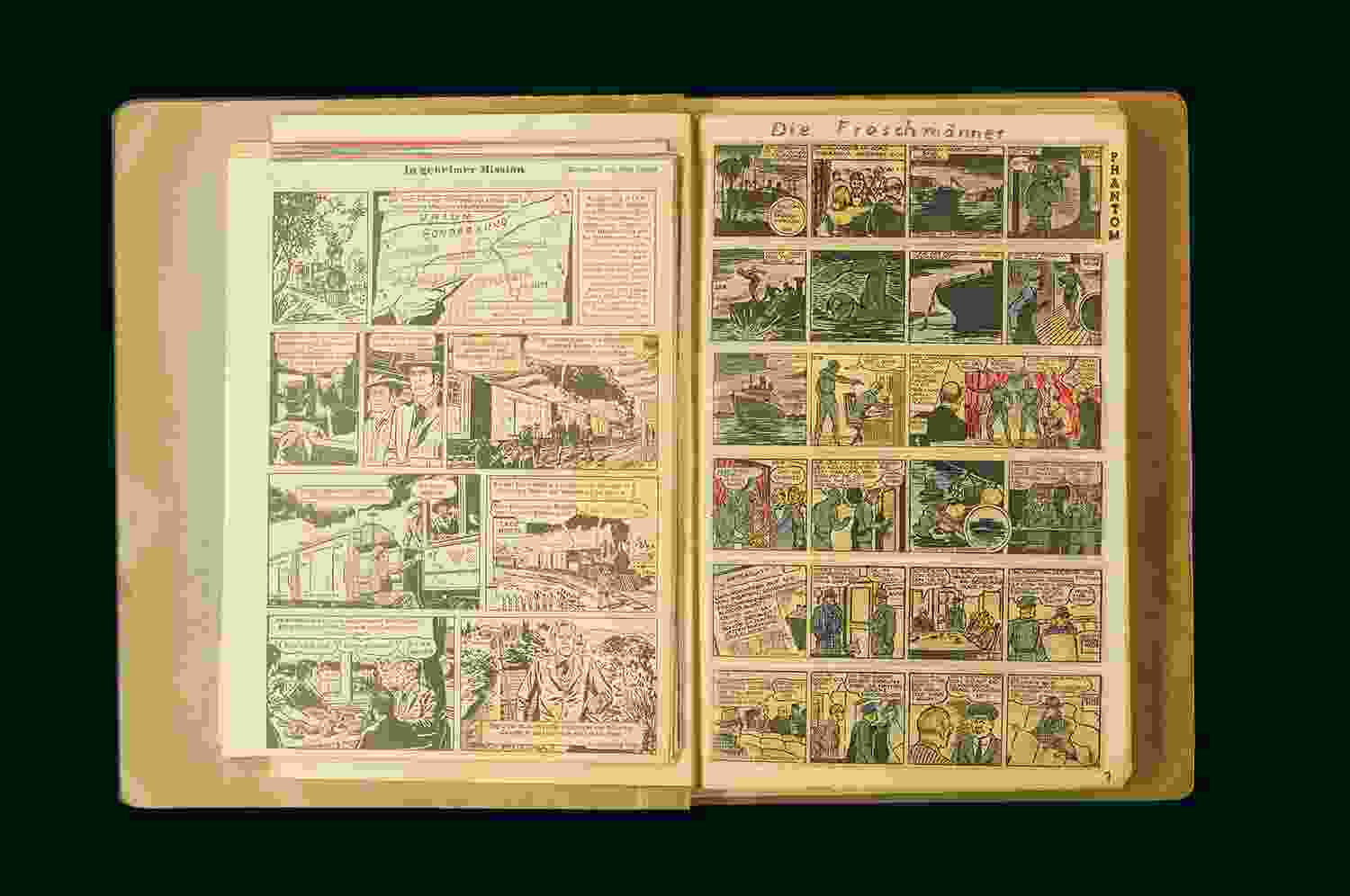 Comicstrips aus Zeitungen 