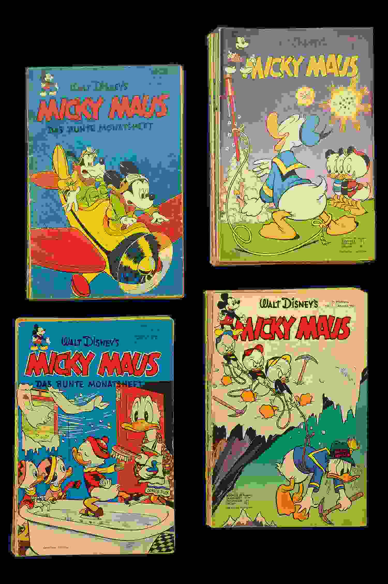 Micky Maus die ersten 4 Jahrgänge 